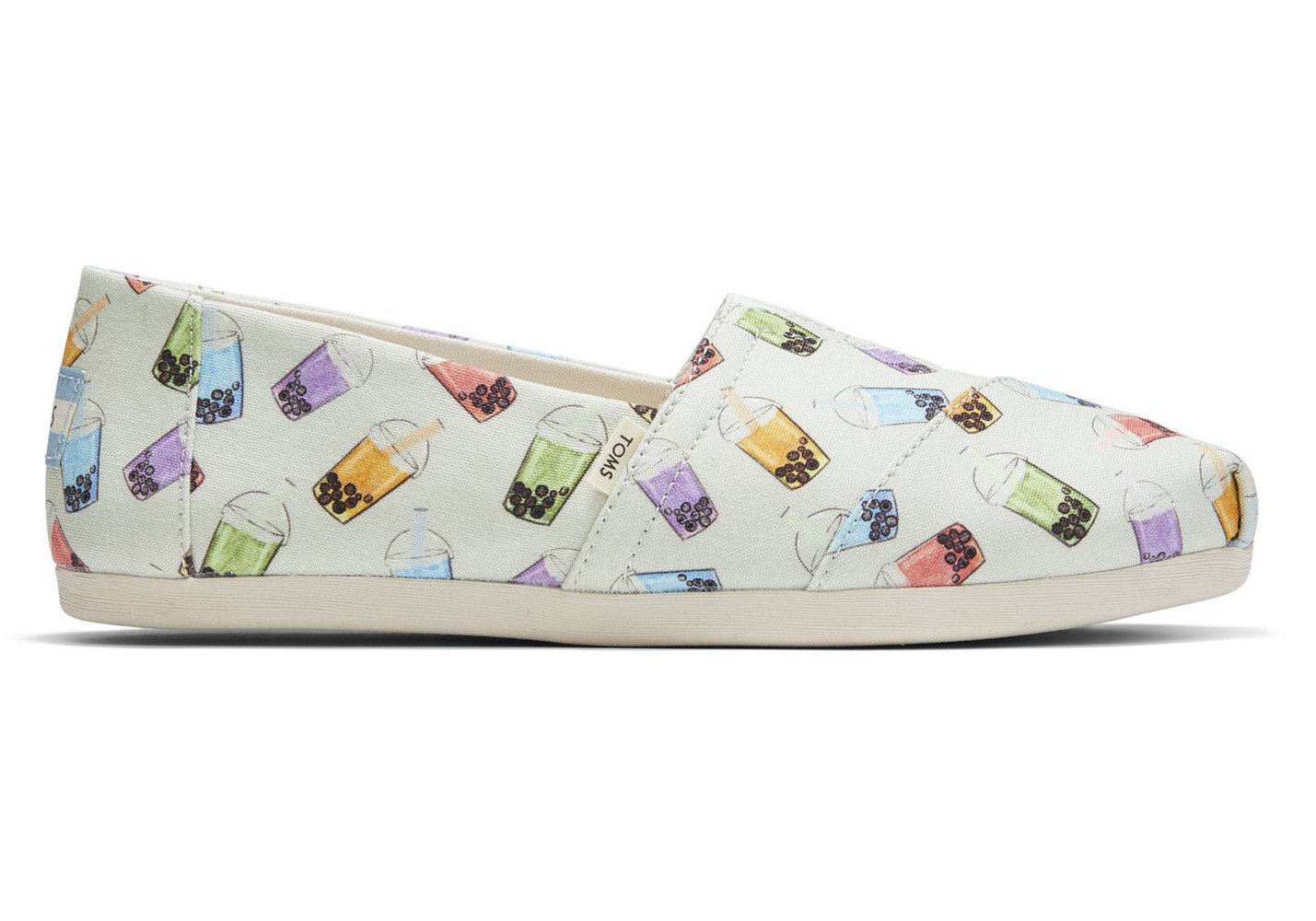 Toms Alpargata Boba Tea Espadrille White - Womens - 64789-SMOU